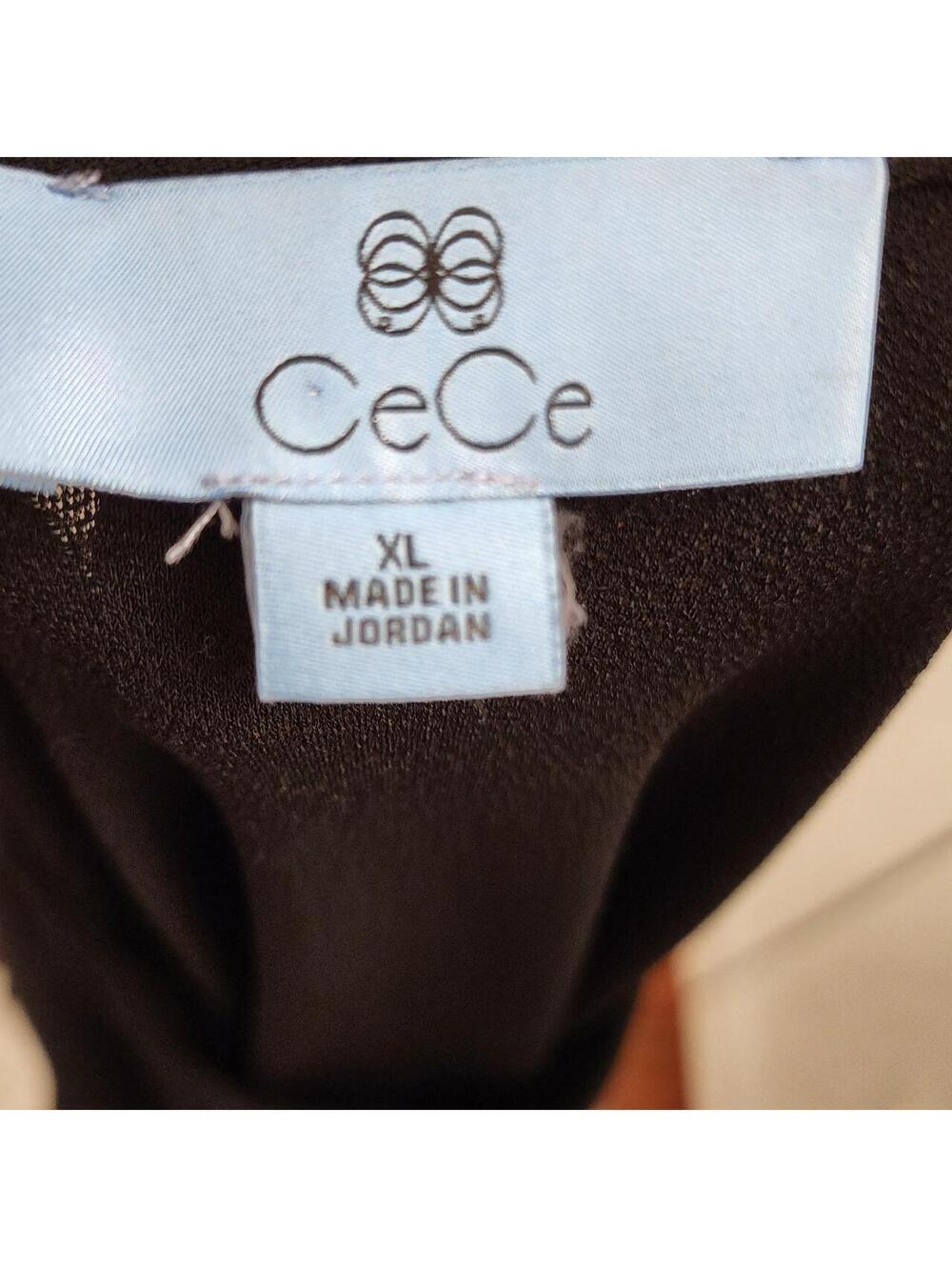 CeCe Women's Black Blous - Picture 6 of 6